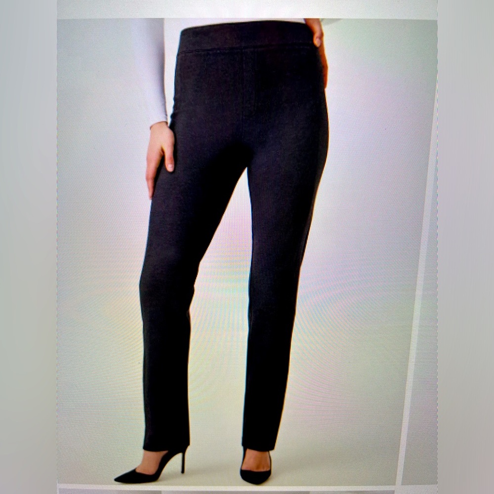 Spanx Perfect Pant Slim Straight Black Size Large